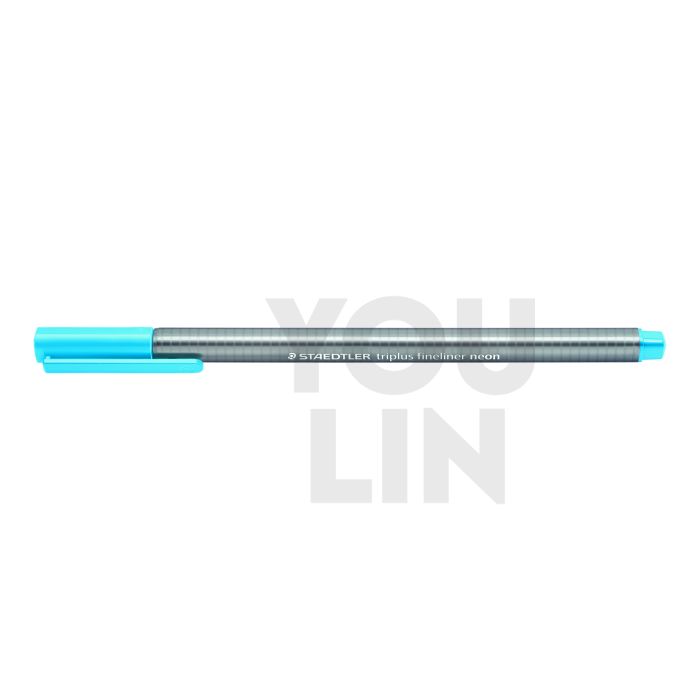 STAEDTLER 334-301 Triplus Fineliner - Neon Blue