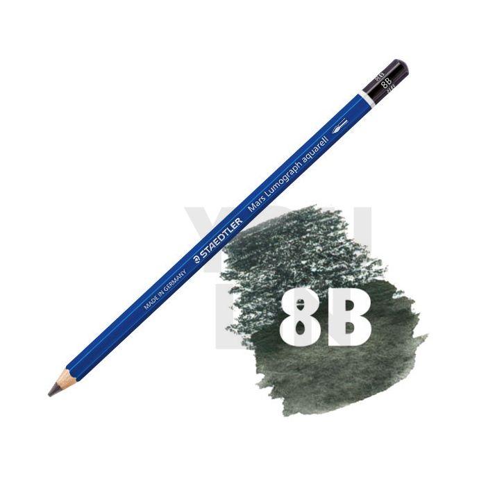 STAEDTLER 100A-8B Mars Lumograph Aquarell Pencil