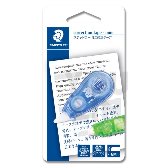 STAEDTLER 6201-3BKLO Mini Correction Tape - Blue