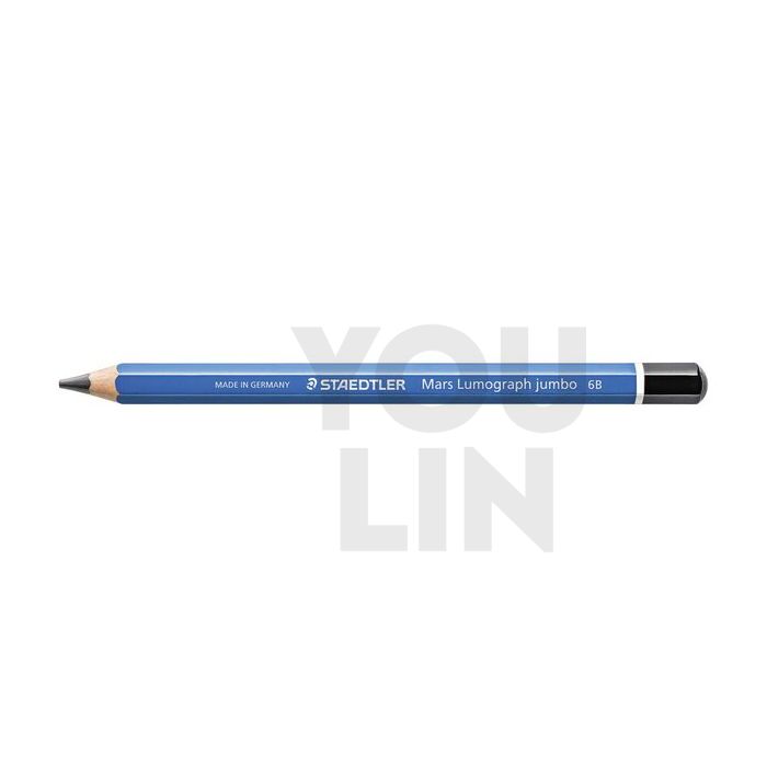 STAEDTLER 100J-6B Mars Lumograph Jumbo Pencil
