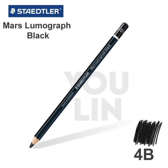 STAEDTLER 100B-4B Mars Lumograph Black Pencil