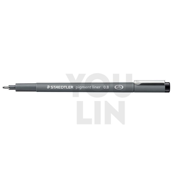 STAEDTLER 308 Pigment Liner 0.8mm - Black