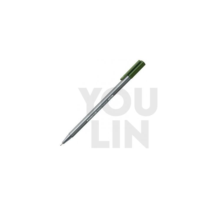 STAEDTLER 334-55 Triplus Fineliner - Green Earth