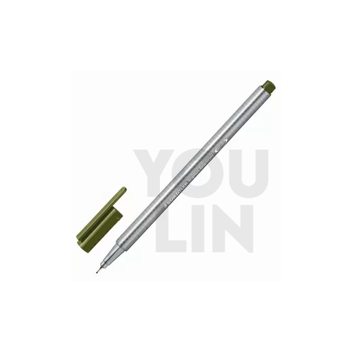STAEDTLER 334-57 Triplus Fineliner - Olive Green