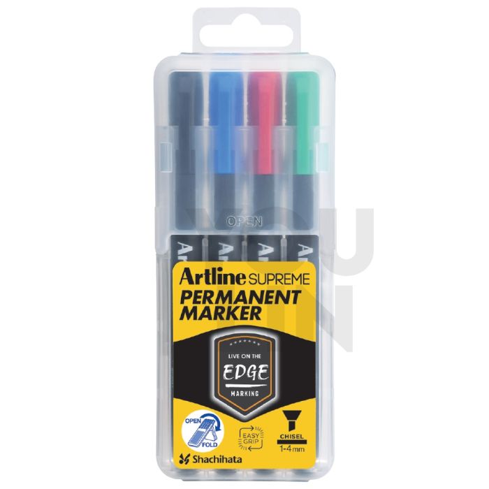 Artline EPF-700/4PW1 Permanent Supreme Marker Pen 1.0mm 4 Colour