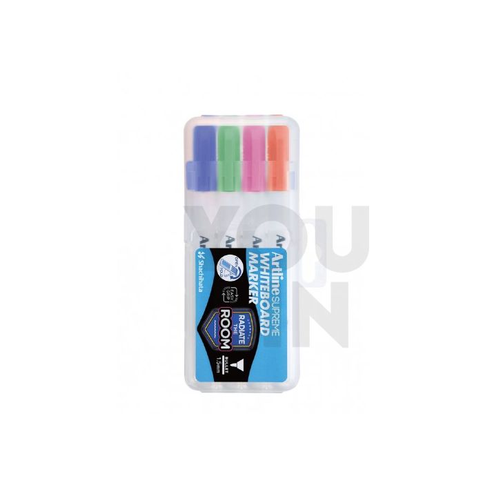 Artline EPF-507/4PW2 Supreme Whiteboard Marker Pen 1.5mm 4 Colour