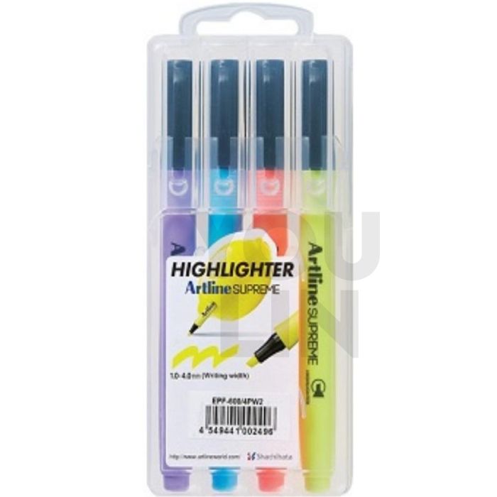 Artline EPF-600/PW2 Supreme Highlighter 4 Colour