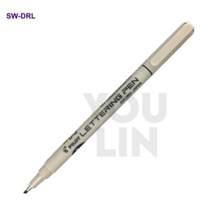 PILOT 2.0MM Lettering Pen (SW-DRA) - Black