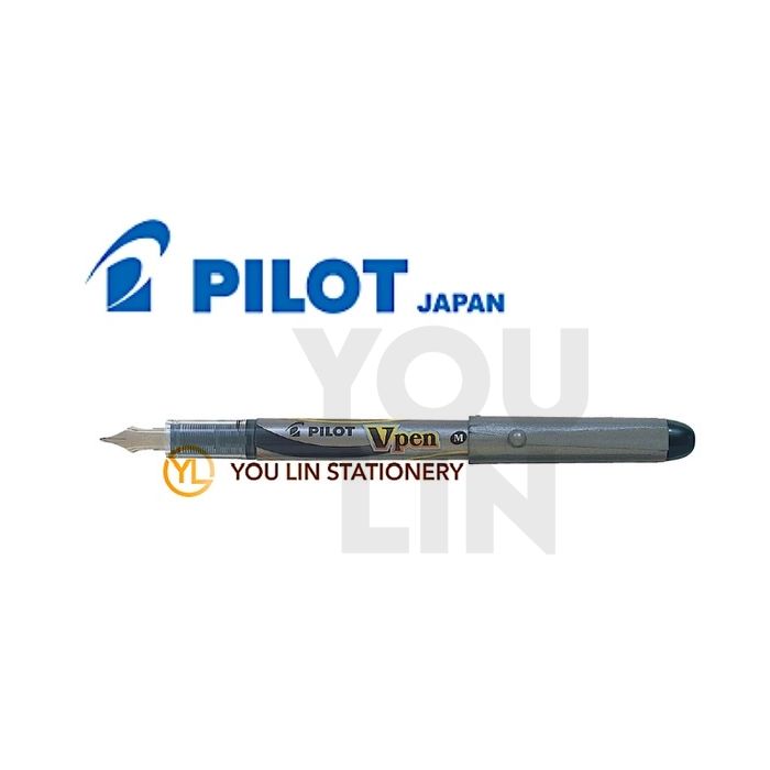 PILOT  V-Pen Fountain Pen - Black (SVP-4M-B)