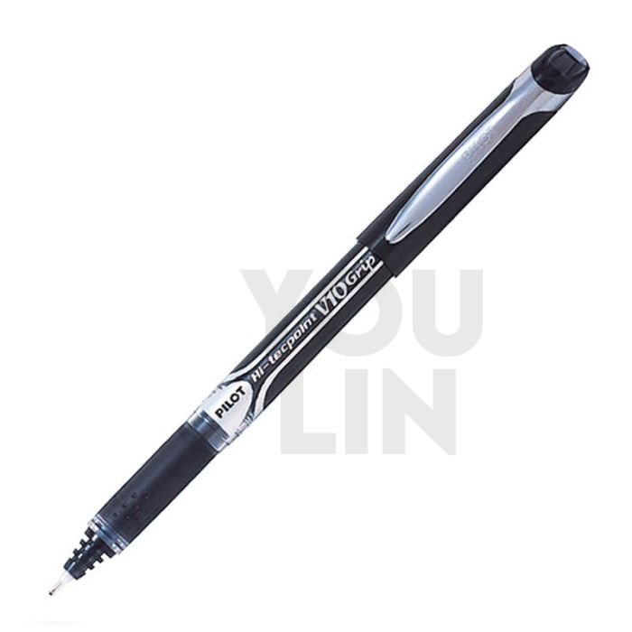PILOT Bxgpn-V10-B HI-Tecpoint V10 Grip Pen - Black