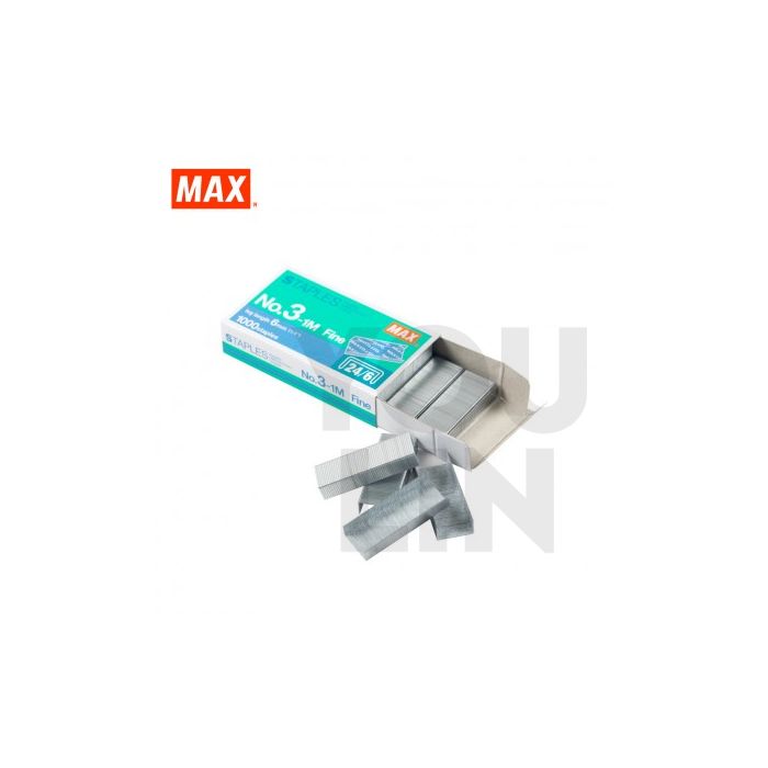 Max Staples Bullet No.3-1M(24/6) (1000pc/box)