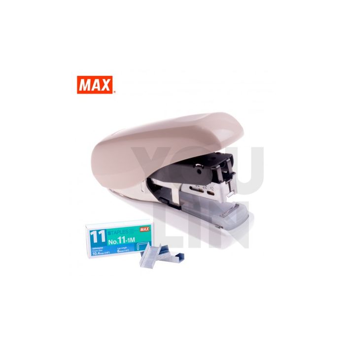Max Stapler HD-11FLSK (Flat-Clinch) - Beige