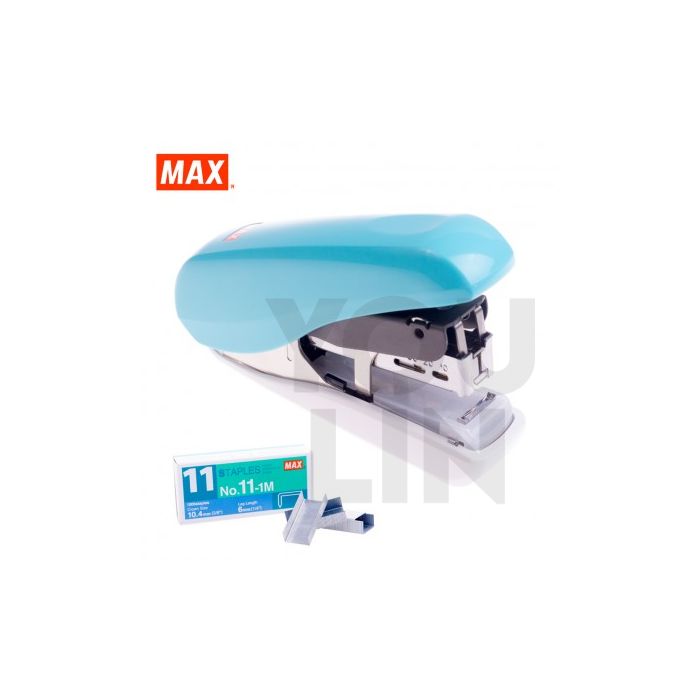 Max Stapler HD-11FLSK (Flat-Clinch) - Blue