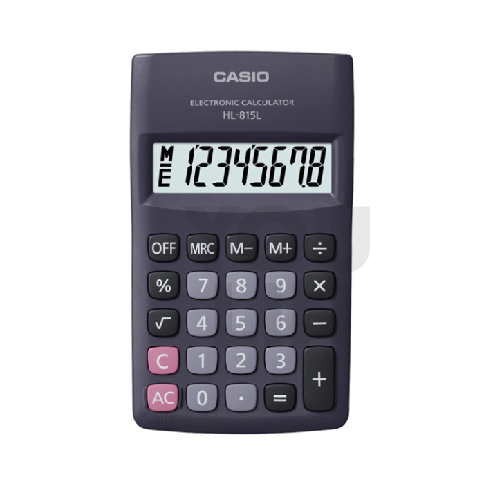 Casio Calculator 8 Digits HL-815L - Black
