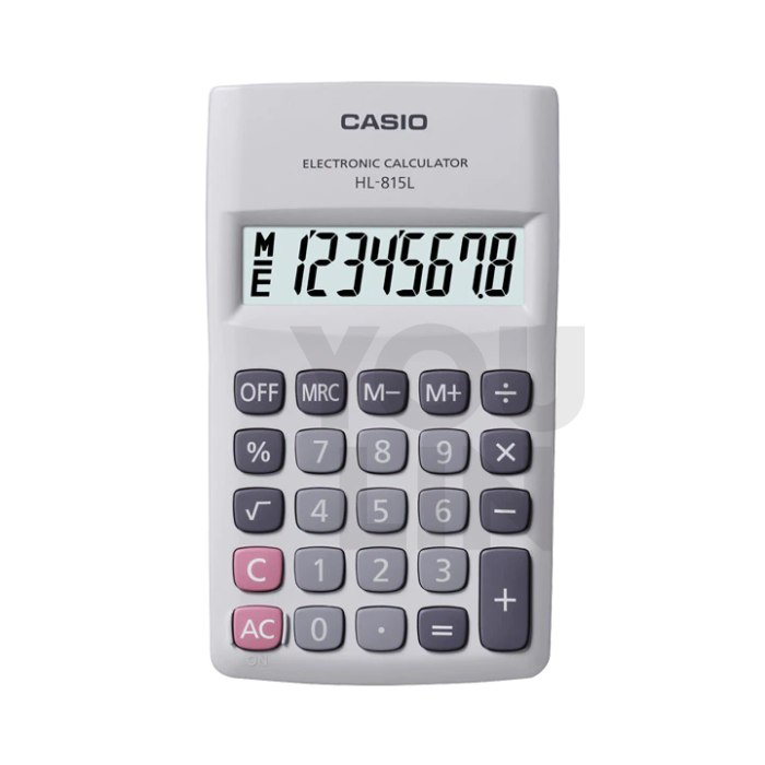 Casio Calculator 8 Digits HL-815L - White