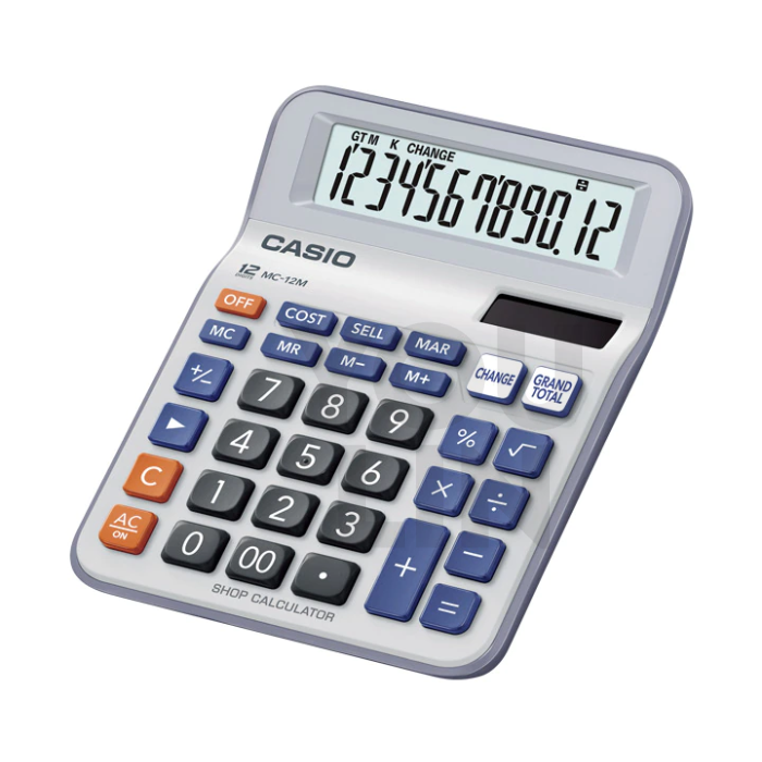 Casio Calculator 12 Digits MC-12M