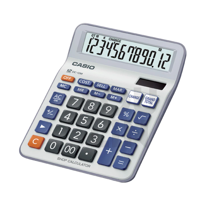 Casio Shop Calculator 12 Digits DC-12M