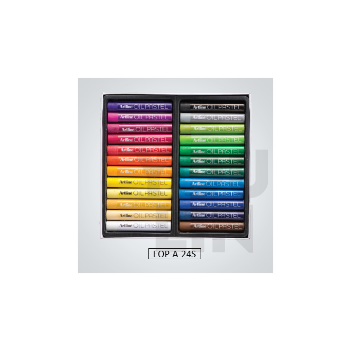 Artline Round Oil Pastel 24 Colour