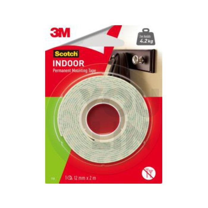Scotch 110 Mounting Tape 12mm x 2m