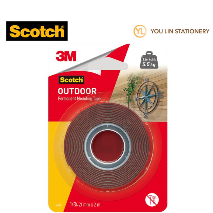 Scotch 4011 Mounting Tape Exterior 21mm x 2m