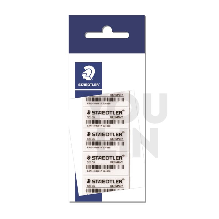 STAEDTLER 526 35F PB5 Economy Eraser (Pack of 5)
