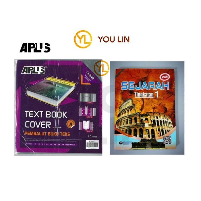 APLUS BC255-C Text Book Cover - Clear 10'S