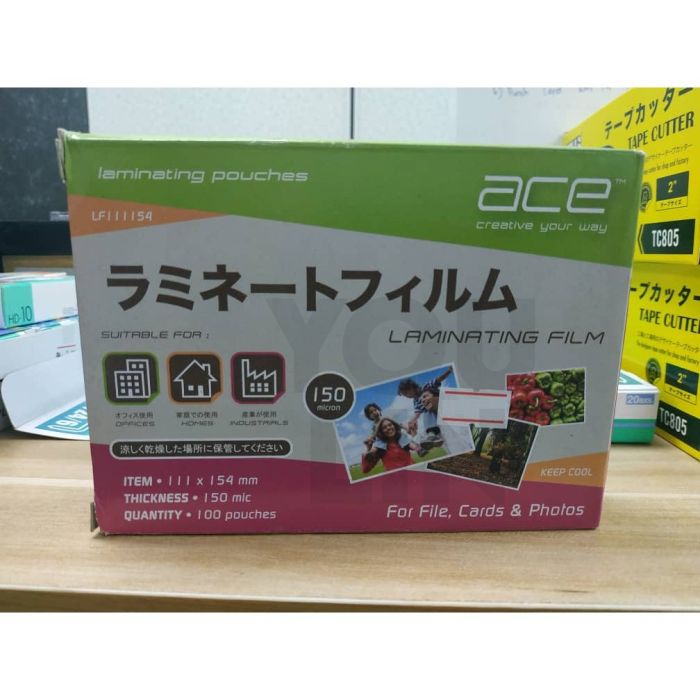 ACE Laminating Film 111mm x 154mm (A6) 100pc
