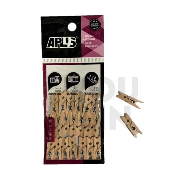 APLUS Mini Clip Small 2.5cm 20pcs - Plain