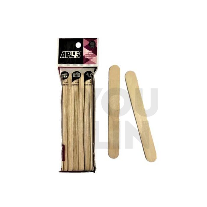 APLUS Pine Wood Stick 15cm 25pcs - Plain