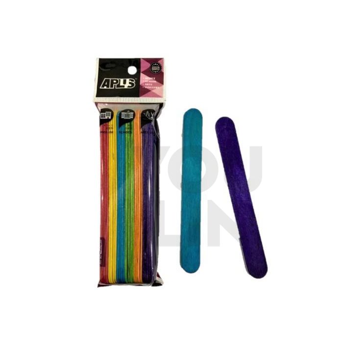 APLUS Pine Wood Stick 15cm 25pcs - Colour