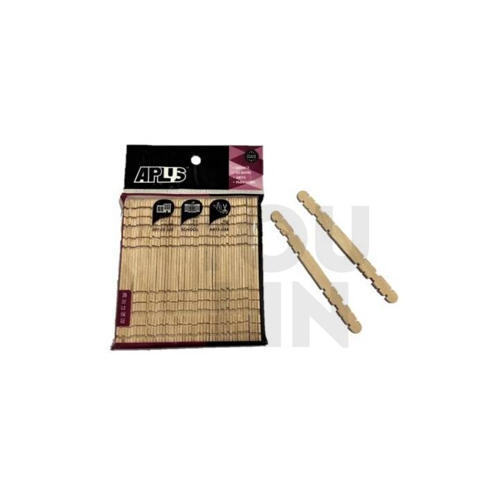 APLUS Magic Pine Wood Stick 11.4cm 50pcs - Plain