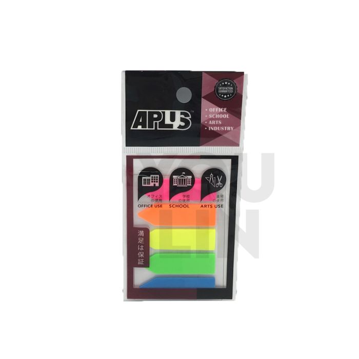 APLUS JP44125 Asst 5 Colour Stick Note W/Arrow