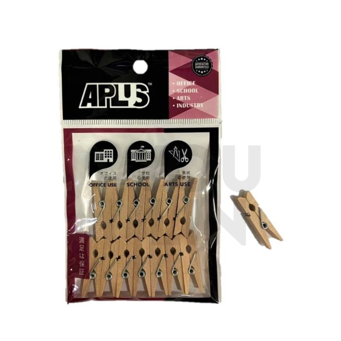 APLUS Mini Clip Medium 3.5cm 13pcs - Plain