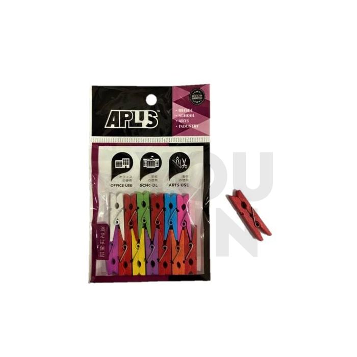 APLUS Mini Clip Medium 3.5cm 13pcs - Colour