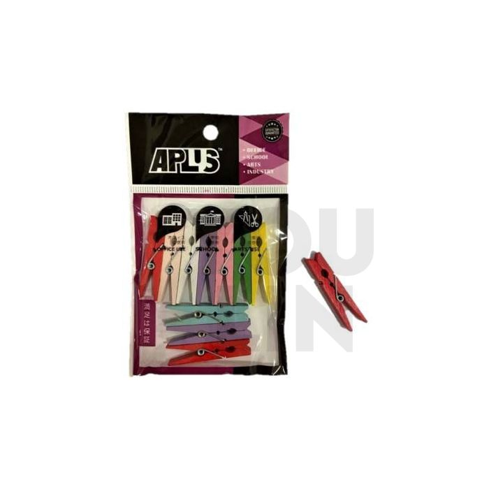 APLUS Mini Clip Large 4.8cm 10pcs - Colour