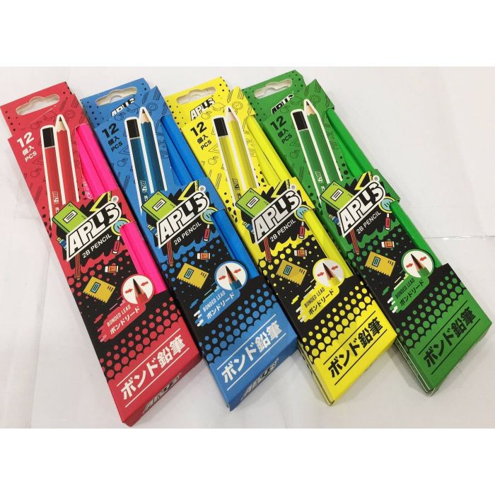 APLUS PL3888 2B Pencil 12'S/Box