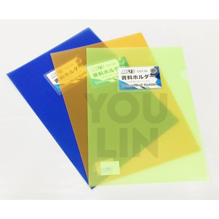 APLUS E813A A4 Color L Shape Folder With Name Card Pocket