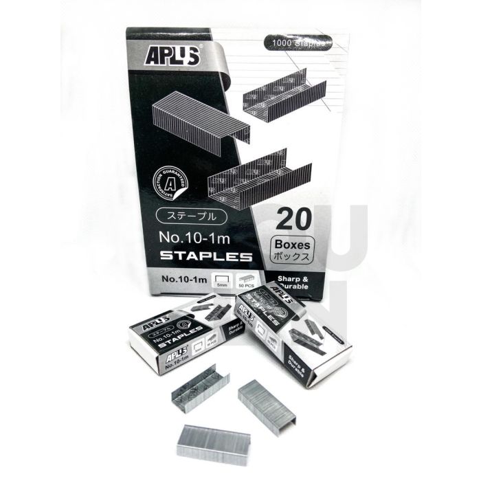 APLUS No.10-1m Staples - 20's/box