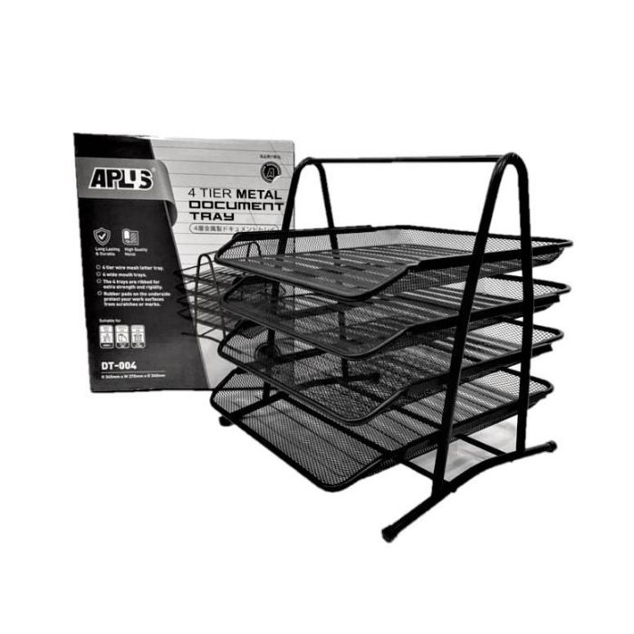 APLUS DT-004 4 Tier Metal Document Tray