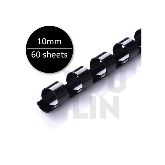 APLUS 10mm Binding Comb - Black 100'S
