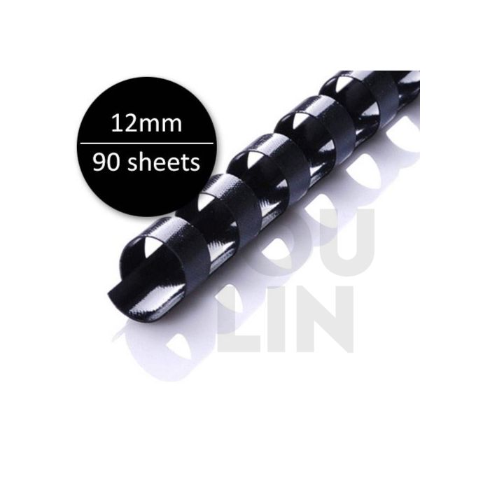 APLUS 12mm Binding Comb - Black 100'S