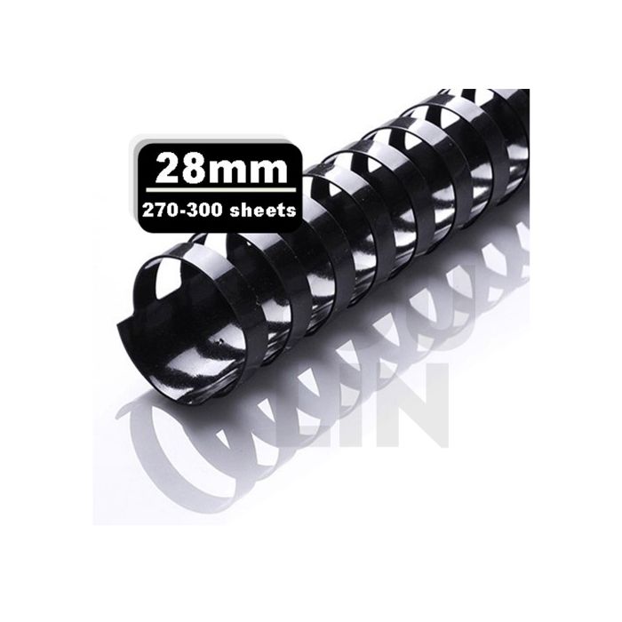 APLUS 28mm Binding Comb - Black 50'S