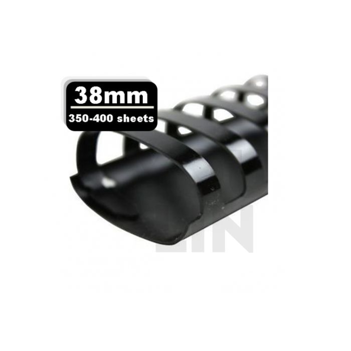 APLUS 38MM Binding Comb - Black 50'S