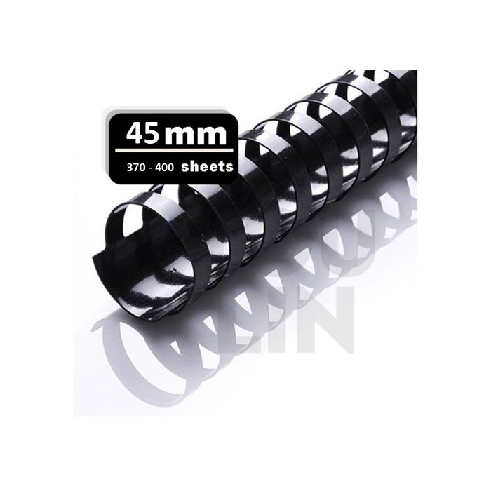 APLUS 45MM Binding Comb - Black 50'S