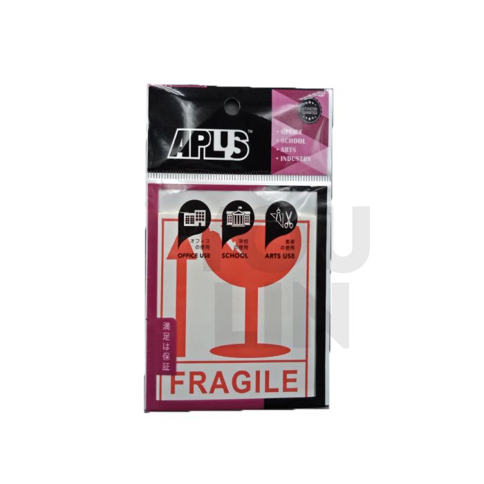 APLUS Fragile Sticker 9cm X 8cm 120'S