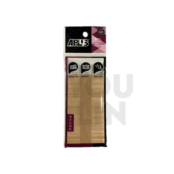 APLUS Pine Wood Stick 5.5cm 50pcs - Plain