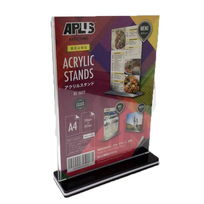 APLUS AS-5029 Vertical A4 Acrylic Card Stand / Brochure Stand