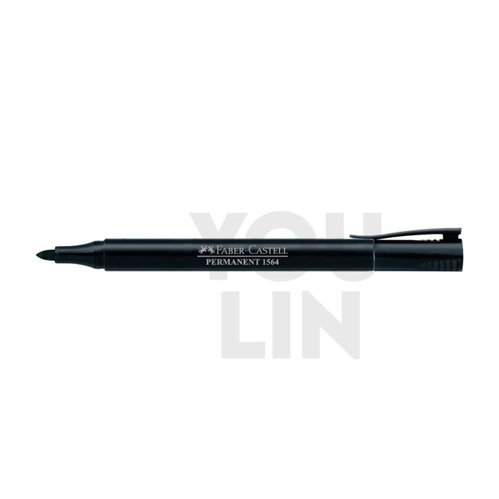 Faber Castell 156499 Slim Permanent Fine Marker- Black
