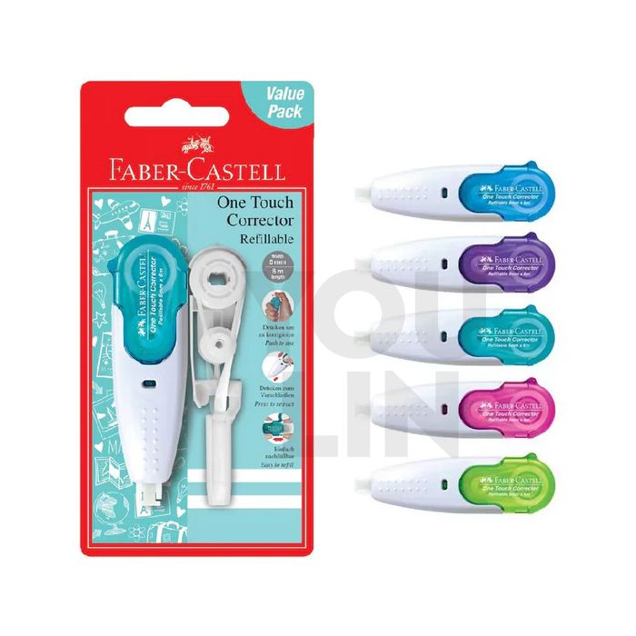 Faber Castell 169204 One Touch Corrector + 1Pc Refill
