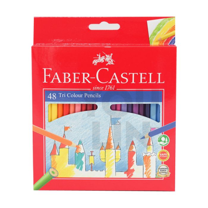 Faber Castell 115906 48L Tri-Colour Pencil